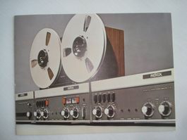 Alter REVOX Prospekt 1972