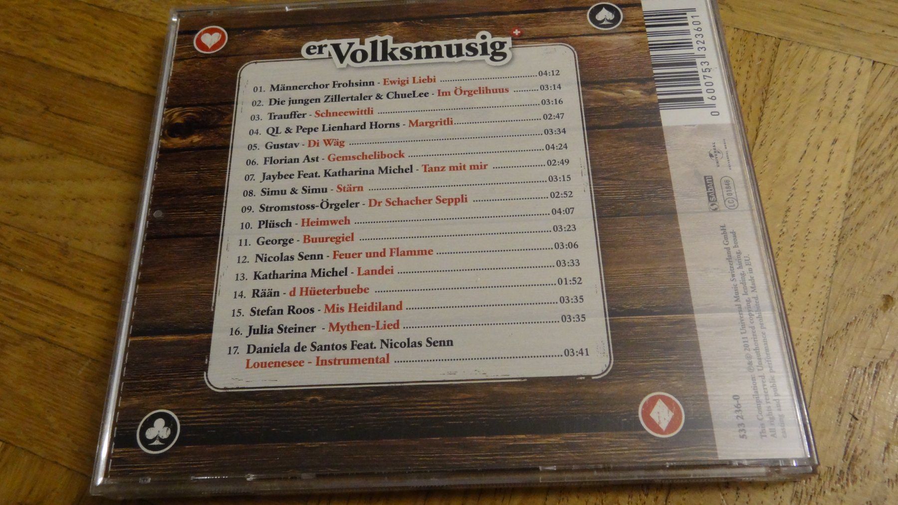CDs: er Volksmusig - Bodeständigi Charthits CD – Gebraucht aus Olten von Disc-Ausverkauf 1