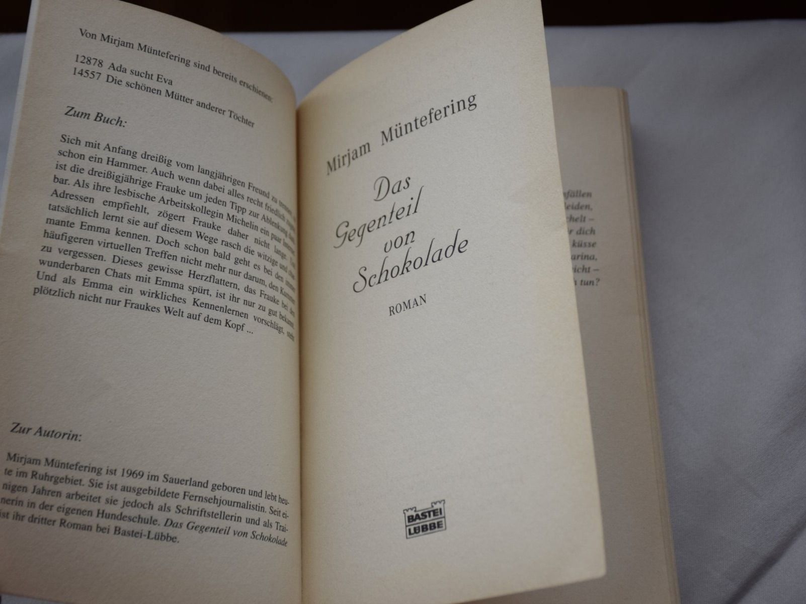 Libri: Das Gegenteil von Schokolade – Usato da Wetzikon ZH venduto da Wetzicardo25 1