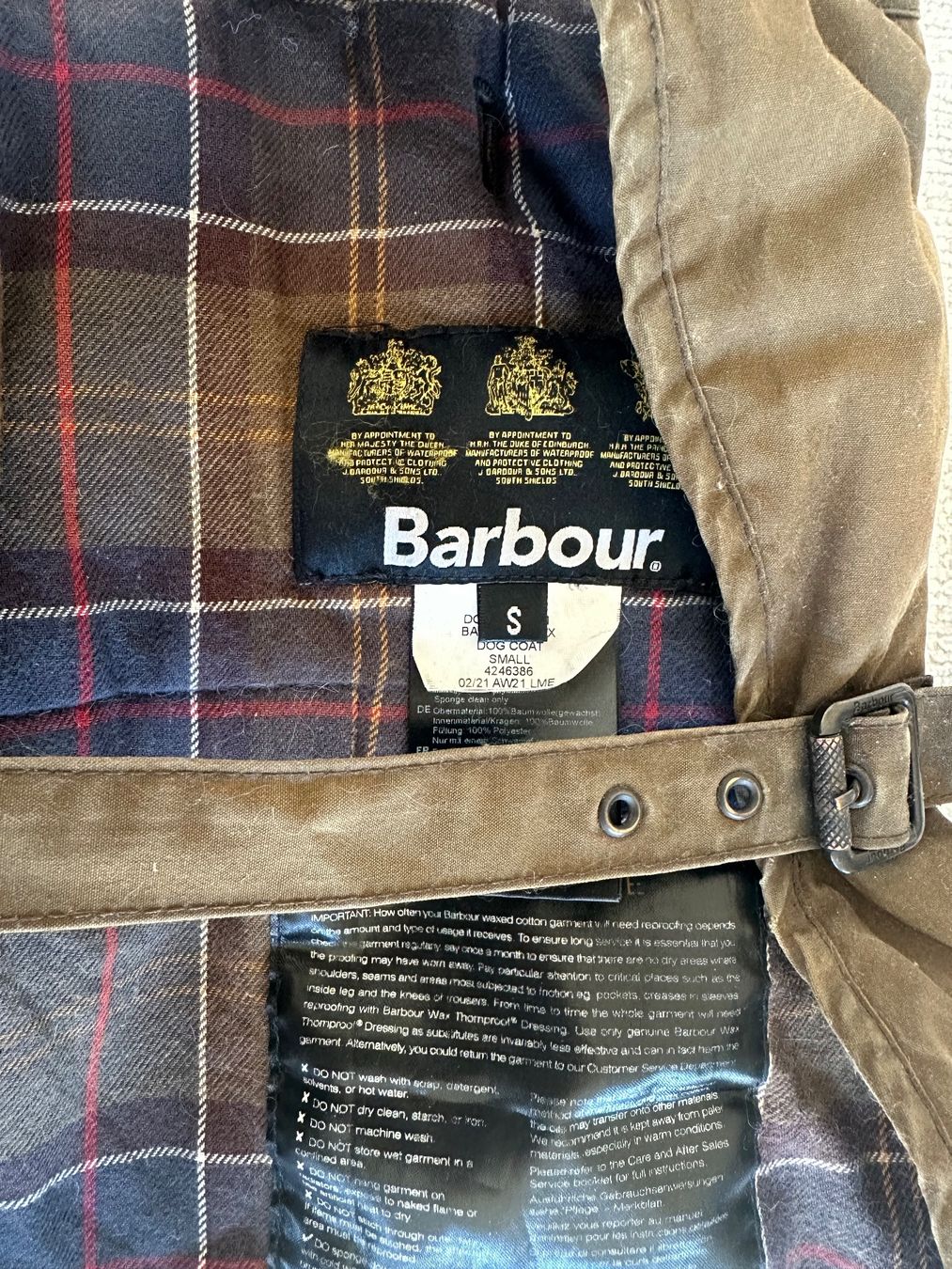 Bekleidung: Hundemantel | Barbour – Gebraucht aus Horgen von naomijlo 3