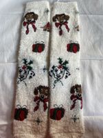 Winter Warm Fuzzy Novelty Christmas Dog Socks, New