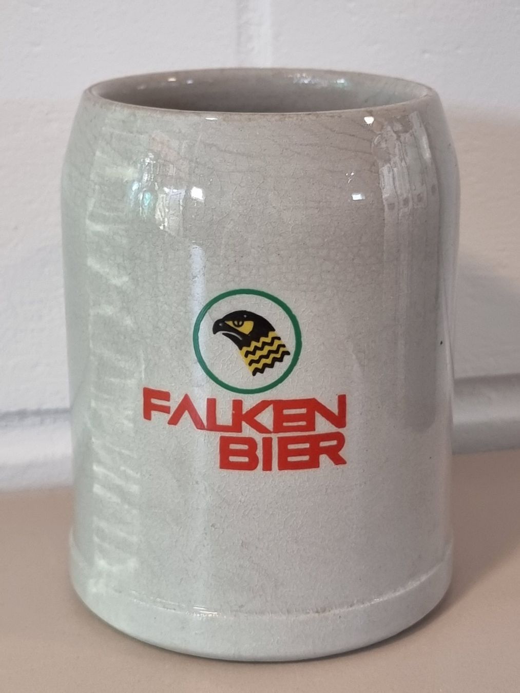 Bicchieri: Falken Bier Steingut Bierkrug / Humpen – Usato da Lommis venduto da 0815undmehr