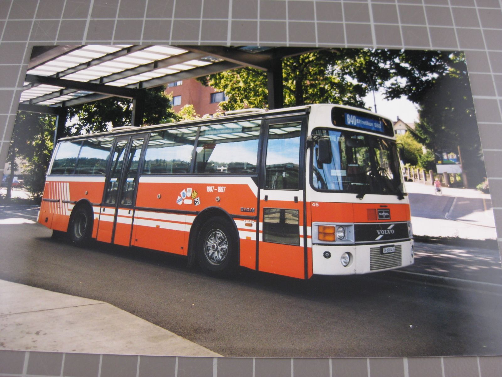 Cartoline postali: Echtfoto Bus Effretikon – Usato da Malters venduto da Marosko