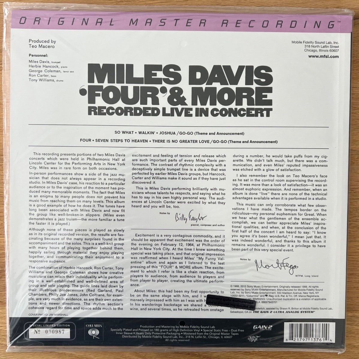 Schallplatten: Miles Davis - Four & More / Audiophile MFSL 2013 - NEW – Neu und originalverpackt aus Gais von soundcave57 1