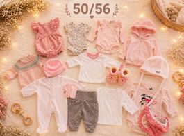 Baby Kleiderpaket Grösse 50/56 rosa Mädchen