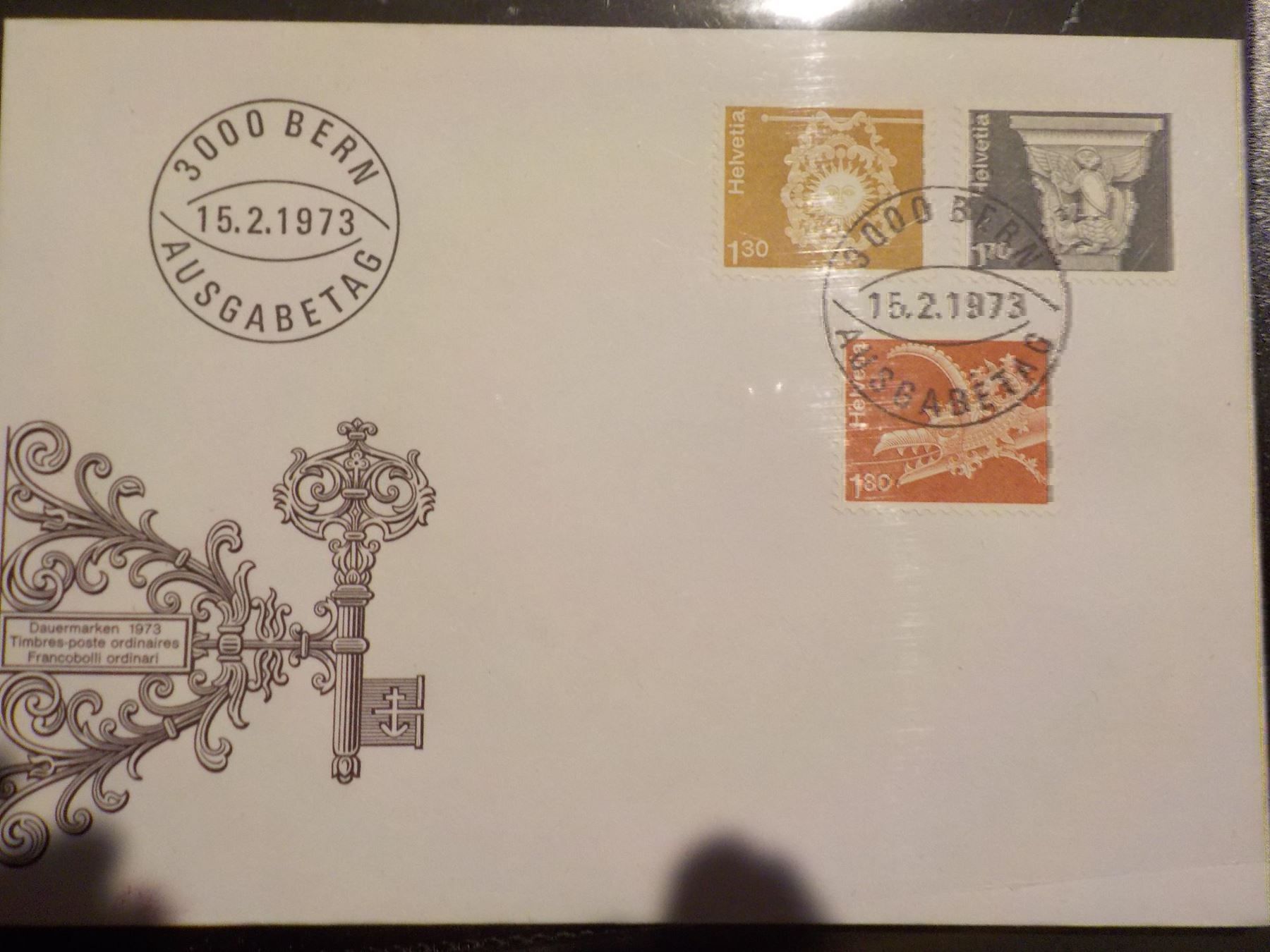 Tutti i francobolli: 1973, FDC, Teils. Arch.+Kunsthandwerk – Nuovo (secondo la descrizione) da Muri b. Bern venduto da Ricardoverkauf