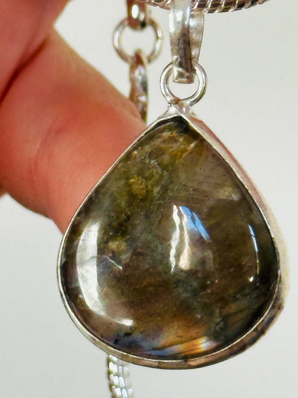 Catenine: Labradorite Gemstone Handmade Jewelry necklace – Nuovo e nell'imballaggio originale da Genève venduto da AGBERG 4