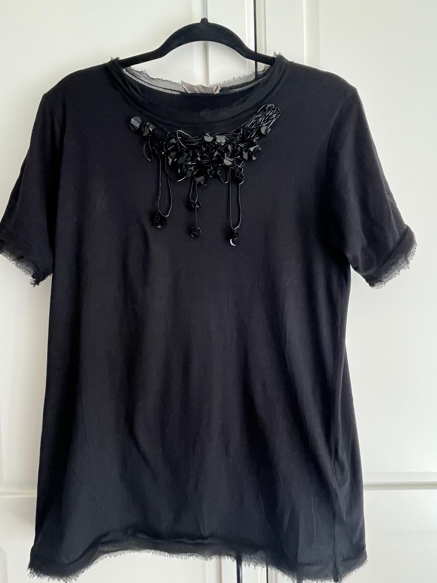 Lanvin Chemisiers: Lanvin Black Blouse  size L – D'occasion à Genève par gvokiii
