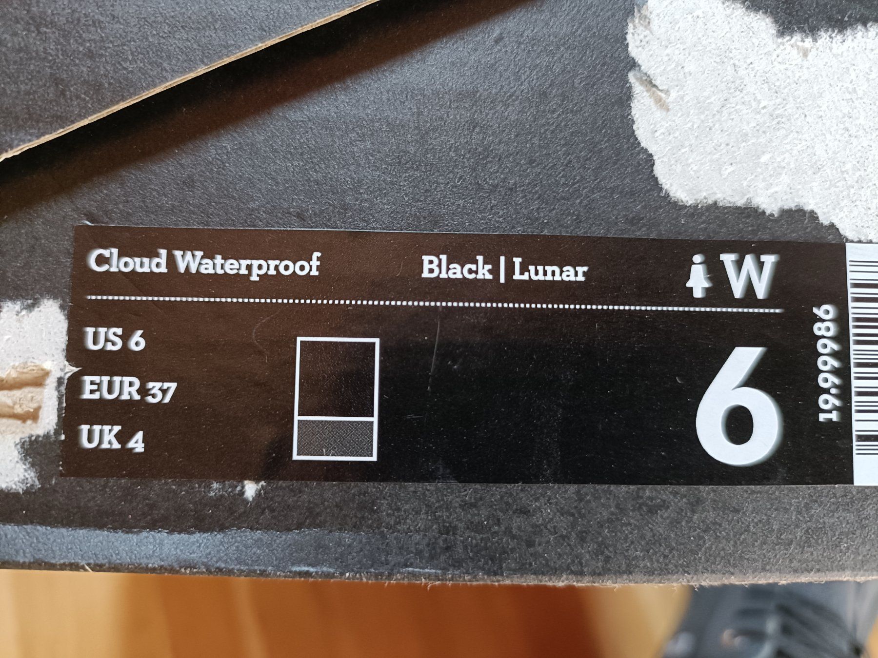 On Scarpe da donna: ON Cloud Waterproof Black/Lunar, EUR37, UK6 – Nuovo e nell'imballaggio originale da Sta. Maria V. M. venduto da Lexaxs 5