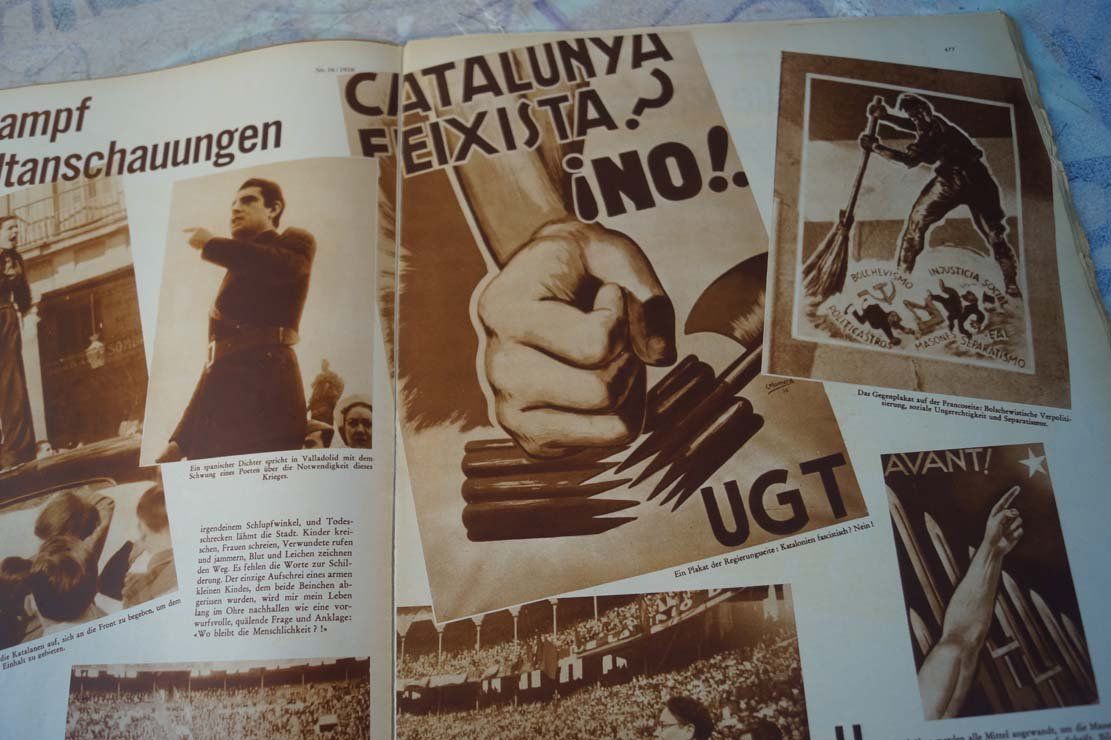 Zeitschriften & Magazine: Schweizer Illustrierte  1938 Spanien  Bürgerkrieg – Gebraucht aus Härkingen von sammelbecken 3