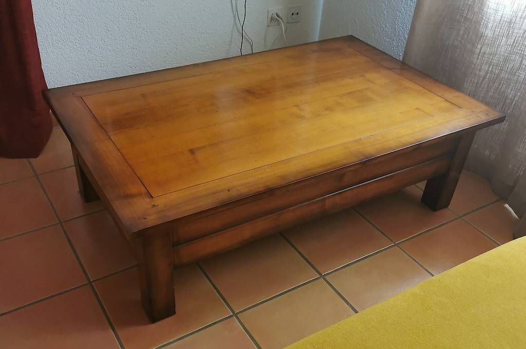 Tavoli: Table basse Batel Créations en merisier massif – Usato da Bussigny-sur-Oron venduto da ziryab01 2