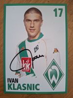 Ivan Klasnic Autogrammkarte Werder Bremen