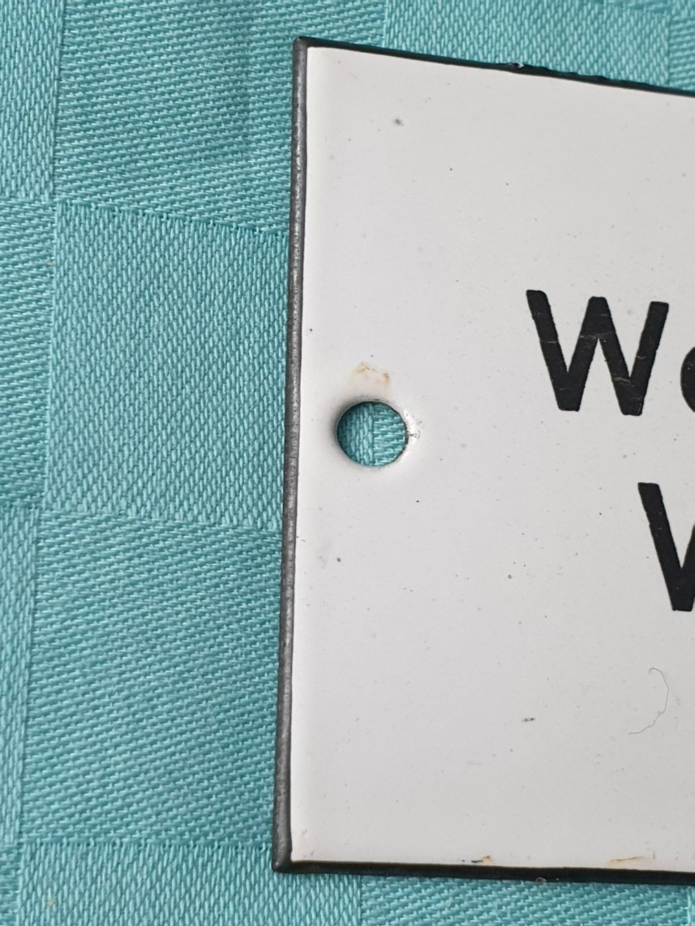 Insegne: Email Schild Wohnung Mitte W. W. Boiler – Usato da Mörschwil venduto da spirspi 4