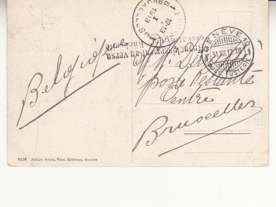 Cartoline postali: Lac Léman 1912 – Usato da Bürglen TG venduto da StampGraf 1