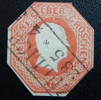 Preussen Kat. GAA 7 gest. 1851 Kat. 500 Euro für auf Brief s