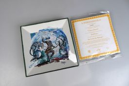 4 Porzellanteller von Rolf Knie