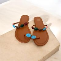 Sommer Sandalen mit bunten Steinen, Gr. 38, neuwertig