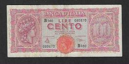 Italien  100  Lire  Gebraucht