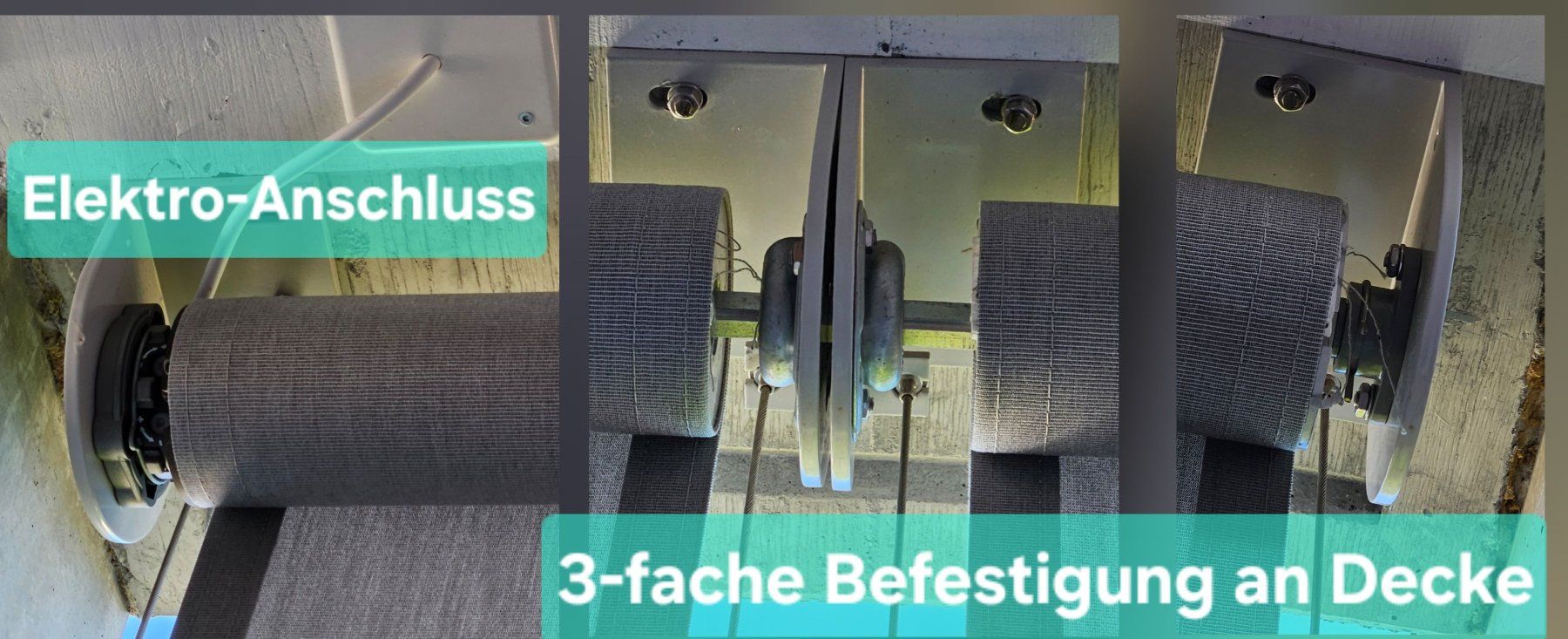 Markisen: Senkrechtstore 3,90m breit, max.3,30m hoch – Gebraucht aus Rothenburg von ganzKurz 1