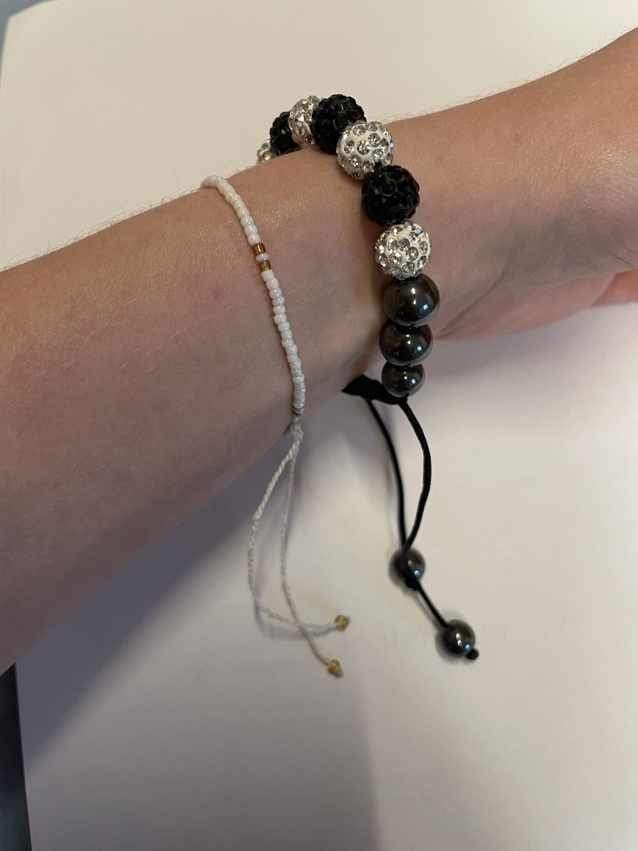 Bracciali & Braccialetti: Armband mit runden Glitzersteinen – Nuovo (secondo la descrizione) da Lenggenwil venduto da mai_2m5q 3