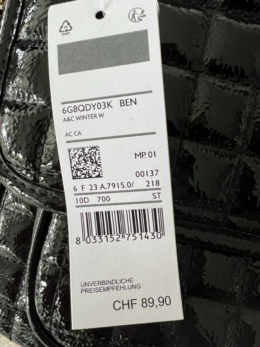 Benetton Borse da donna: Neue Handtasche von Benetton schwarz – Nuovo e nell'imballaggio originale da Pfäffikon ZH venduto da Ruth8 4