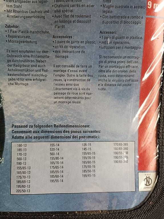 Schneeketten: Schneeketten – Gebraucht aus Humlikon von Zitrone011 1