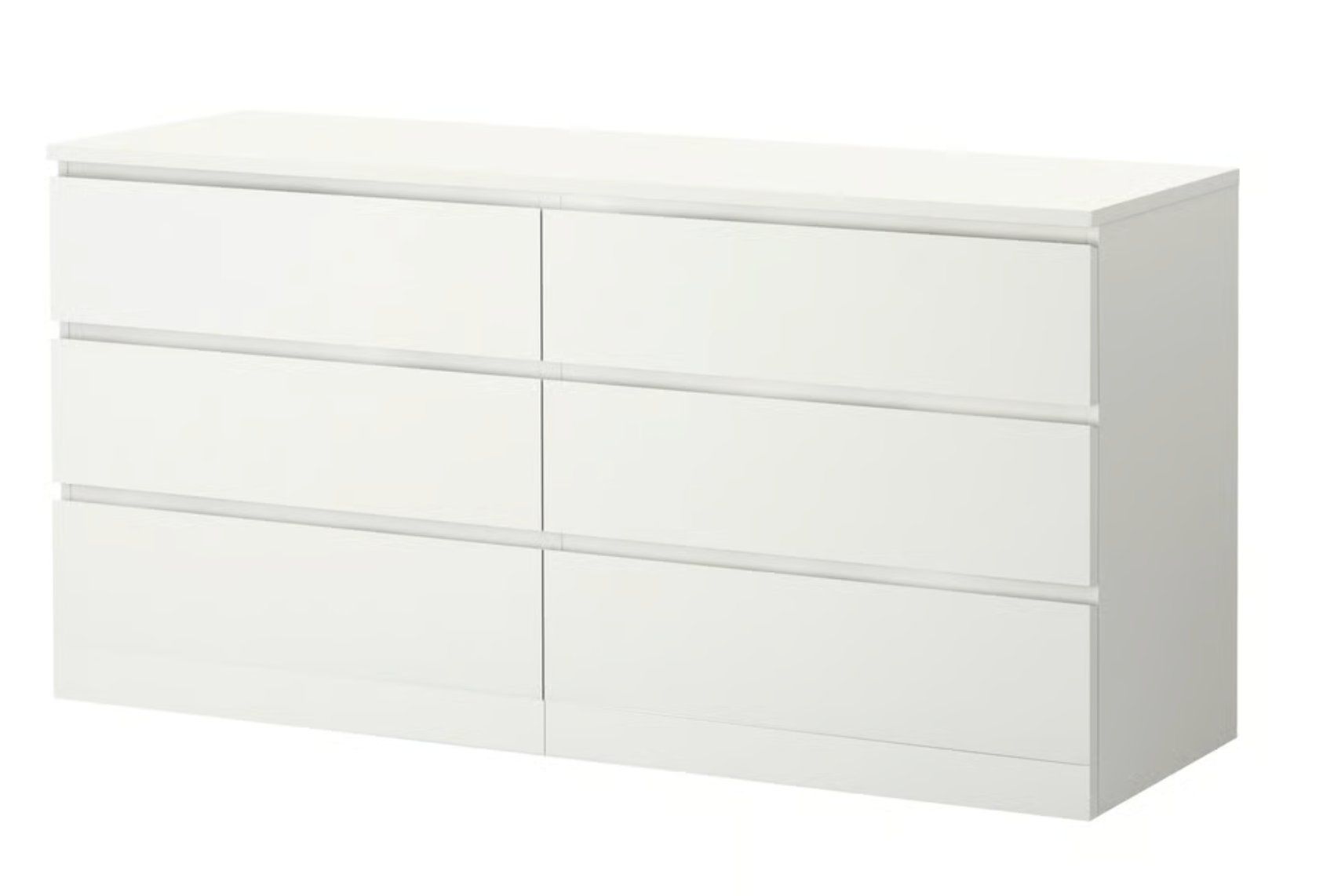 Ikea Cassettiere: MALM Kommode mit 6 Schubladen, weiß, 160x78 cm – Nuovo (secondo la descrizione) da Zürich venduto da mr_wild