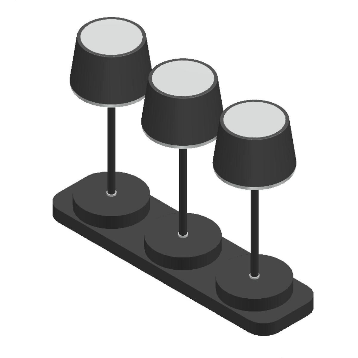 Lampen: LED Aussen Tischleuchte, RGBW 22 cm Höhe – Neu (gemäss Beschreibung) aus Kreuzlingen von Smart-Light 2