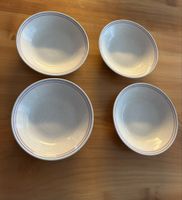 4 Suppenteller / Pastateller mit Rand, Vintage Stil! (55)