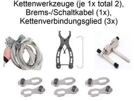 Kettenreparatur, Kettenaustausch, Schaltkabel, Bremskabel