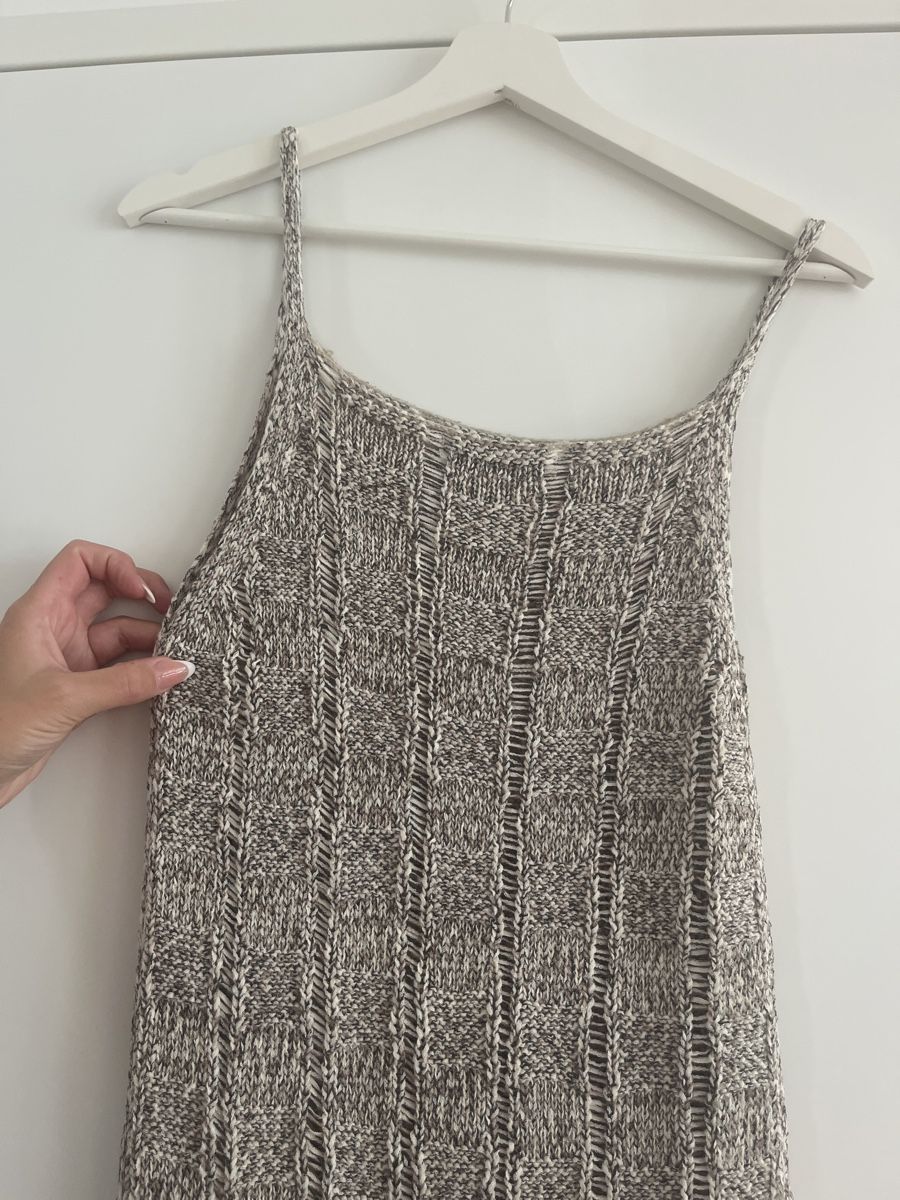 Mango Vestiti: Sommerliches Strickkleid mit Fransen – Nuovo (secondo la descrizione) da Kriens venduto da g_b_mk7j 5