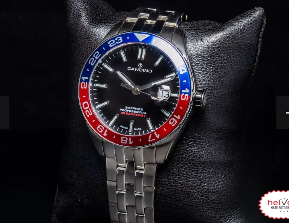 Candino Orologi: Candino Pepsi Diver Saphire Professional – Usato da Stäfa venduto da Phphch 7
