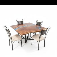 Maßanfertigung Tisch Epoxidharz Epoxy Resin Fluss Echtes H