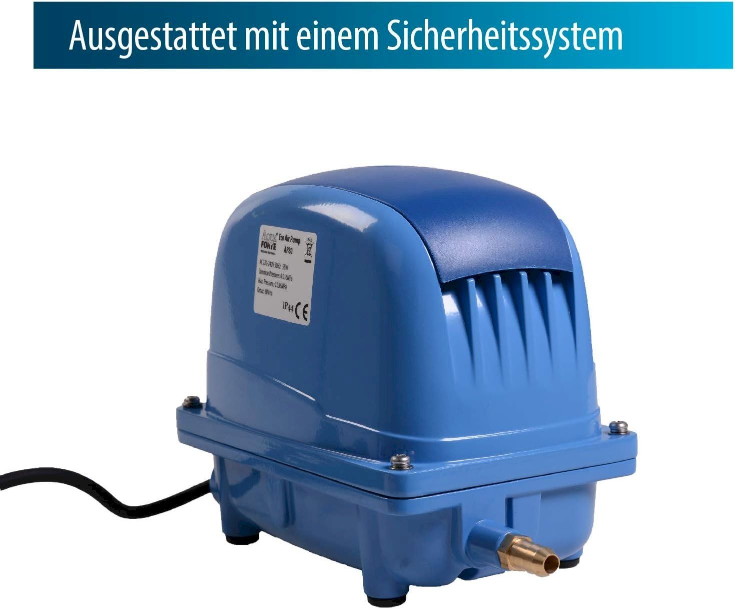 Pompes et pièces: AquaForte Luftpumpe AP-80 – Neuf avec emballage d'origine à Bottighofen par zaap 7