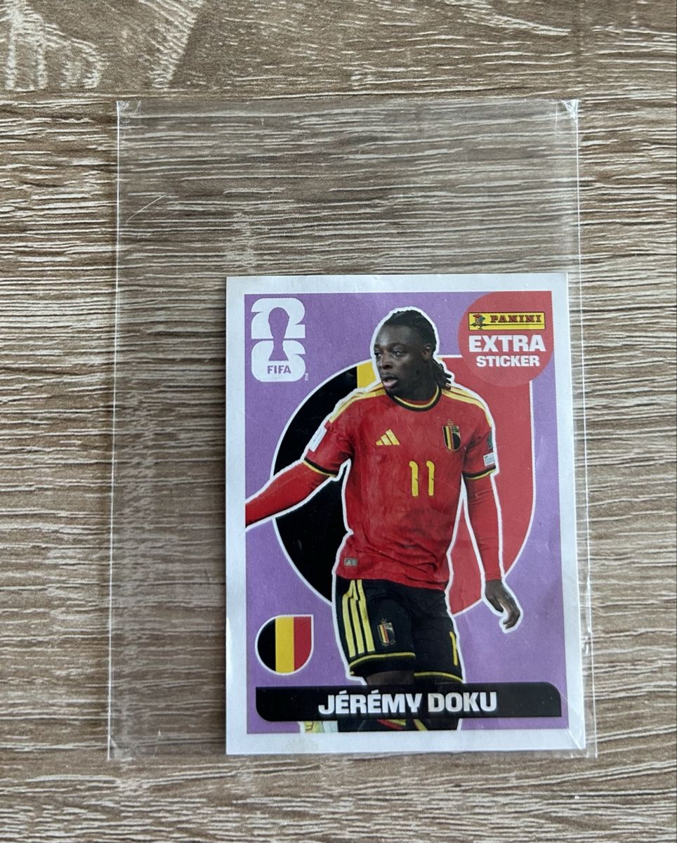 Panini Carte collezionabili: Panini Extra Sticker Jeremy Doku Base – Nuovo (secondo la descrizione) da Romanshorn venduto da Millos13