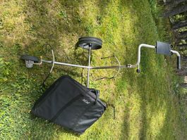 Golf Trolley JuCad leicht gebraucht mit Tasche