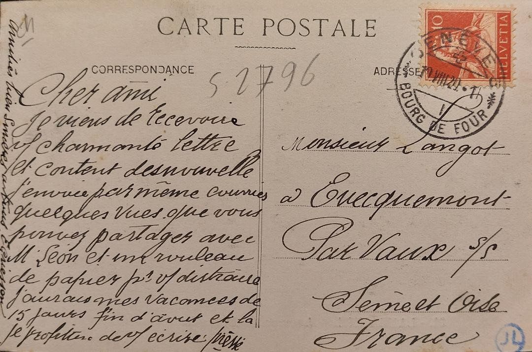 Cartoline postali: LAUSANNE - La nouvelle Maternité - 1920 – Usato da Delémont venduto da Domdom1 1