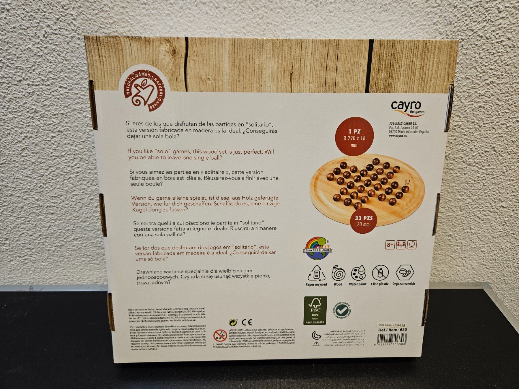 Spiele: Neu - cayro - Solitaire – Neu und originalverpackt aus Dagmersellen von Jarsetz_Restposten 1