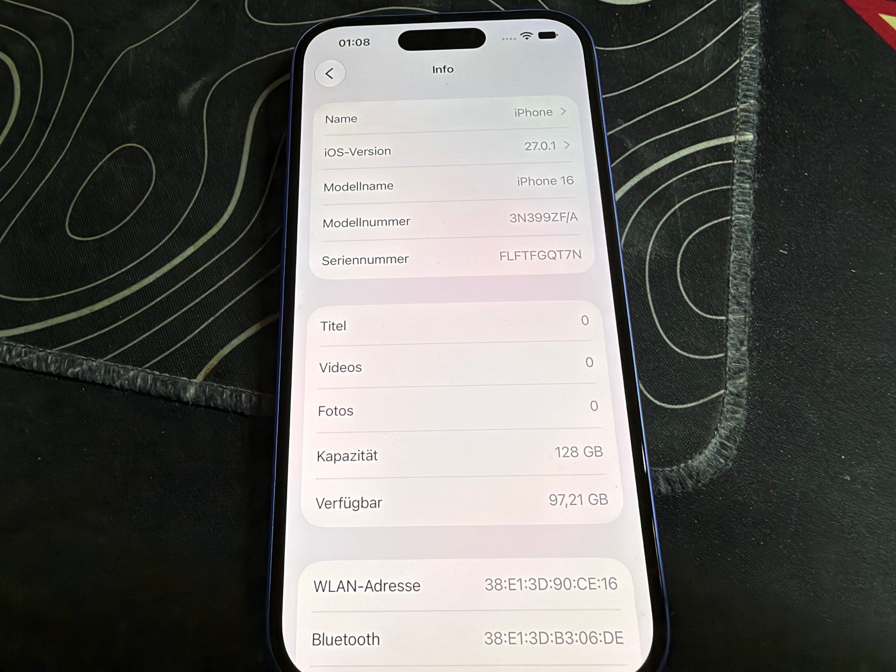 Apple Handys / Smartphones: Iphone 16 128Gb#200 – Gebraucht aus Au SG von BHR74 4