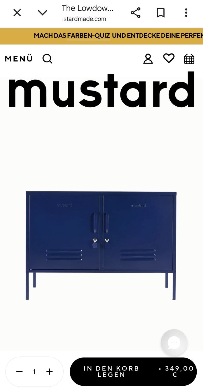 Kommoden: mustard made locker navy – Neu (gemäss Beschreibung) aus Genthod von daf_odill 5