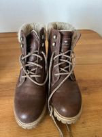 Stiefeletten Leder Tom Tailor braun Grösse 40 nie getragen!