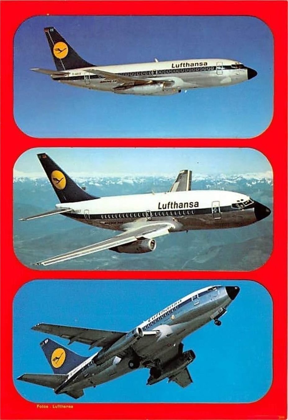 Ansichtskarten: Boeing 737, Lufthansa – Gebraucht aus Ottikon b.Kemptth. von Neptun1974