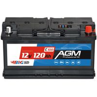 BIG AGM 12V 120Ah C100 Solarbatterie