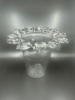 Vase Sonne Hergiswil, Massive Glas-Vase, Tulpenvase