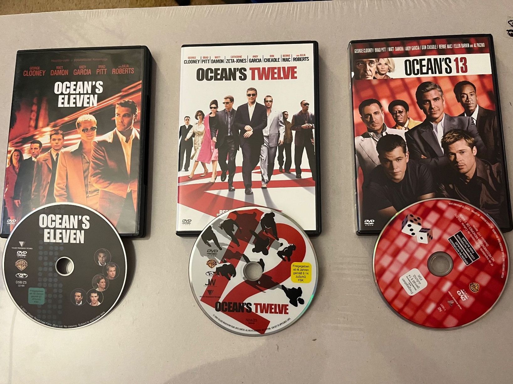 Tutti i DVDs: DVD OCEAN's 11 - 12 - 13 – Usato da Zürich venduto da mast728