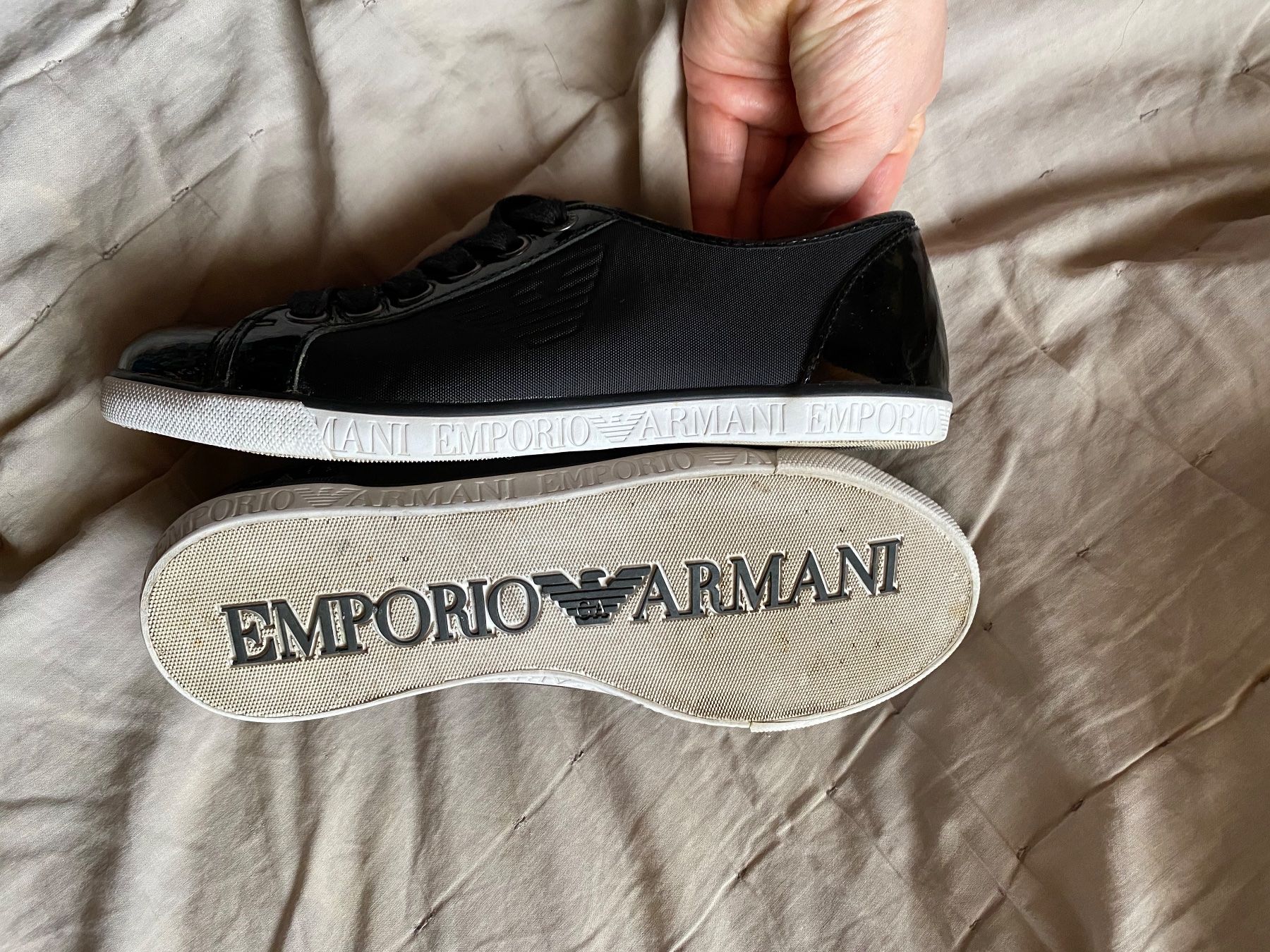 Armani Herrenschuhe: Sneaker Emporio Armani 40 ORIGINAL – Gebraucht aus Geneve von Monthoux13 1