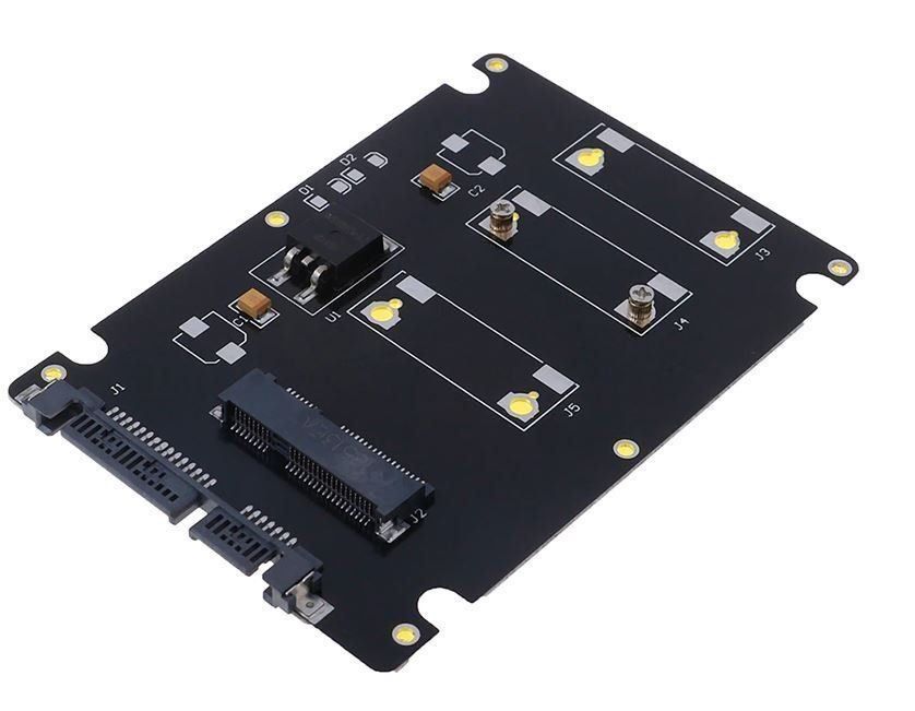 Harddisks: mSATA SSD auf 2,5 Zoll SATA3-Adapter – Neu und originalverpackt aus Unterägeri von RmOnline 4