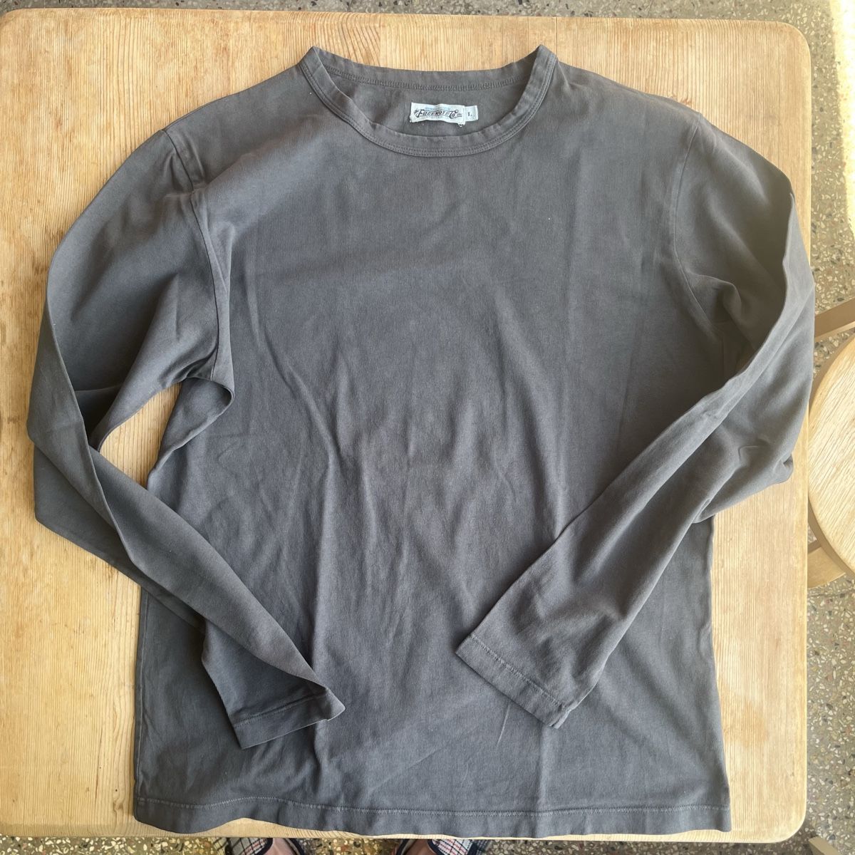 T-shirt: Freenote Langarm t-shirt – Usato da Bern venduto da Slickrickhai