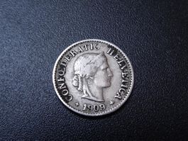 5 Rappen 1909 ab Fr. 2.--