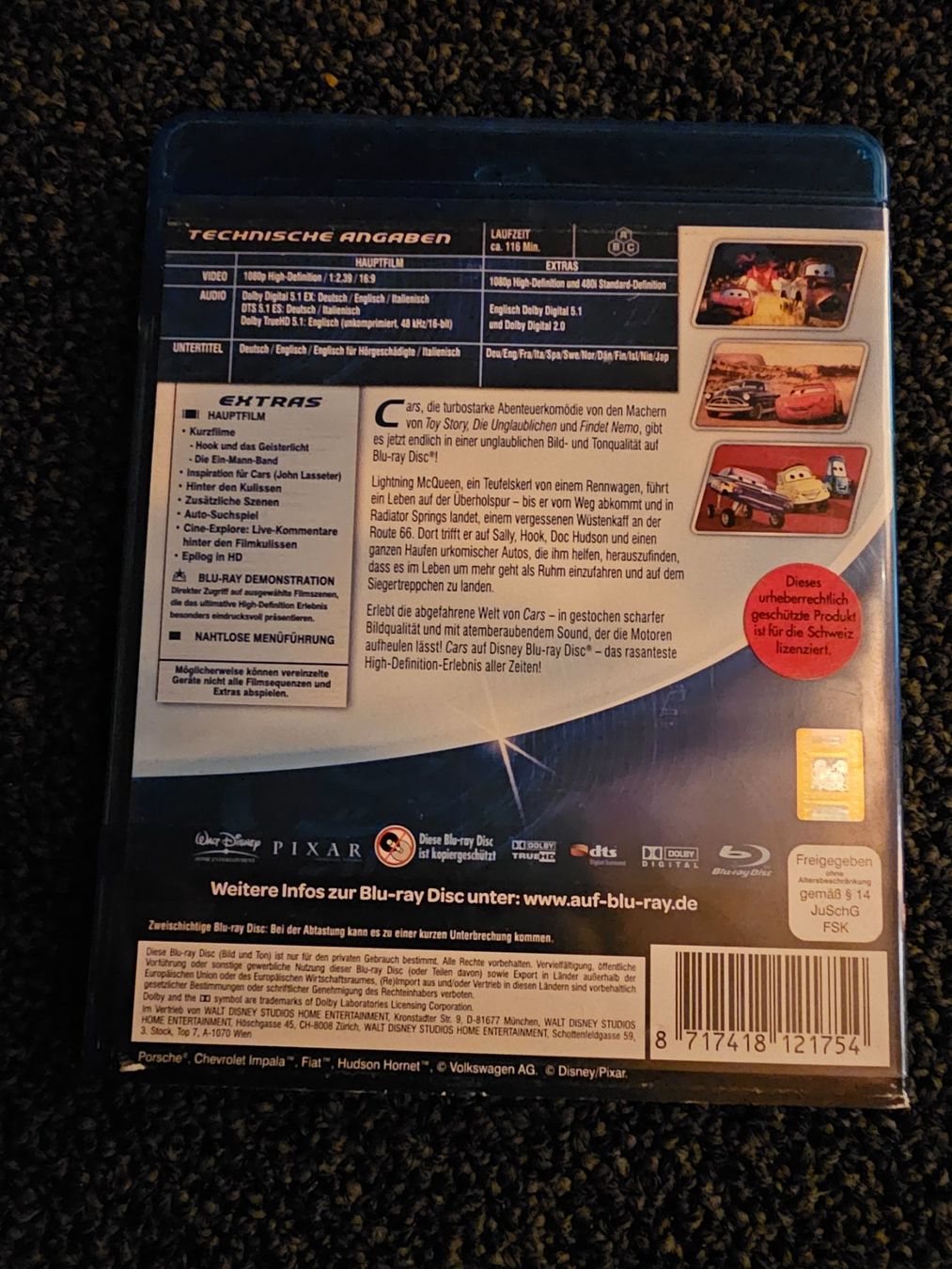 Alle DVDs: CARS – Gebraucht aus Ruswil von jan_bxl5 1